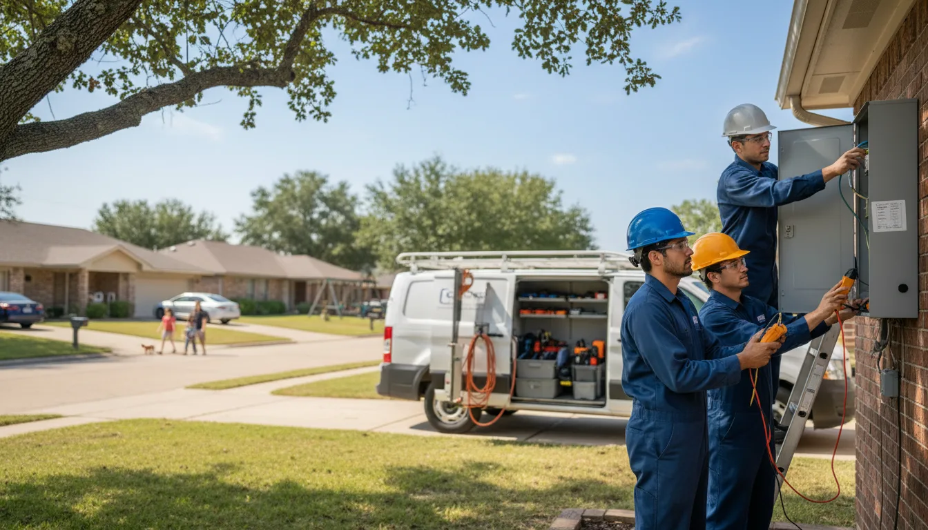 Certified electrician providing emergency electrical services in Helendale, CA